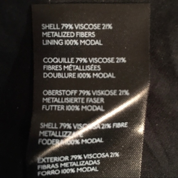 Anthropologie Tiered Swing Dress in Black & Metallic Gold NWT Size Small - Picture 7 of 7